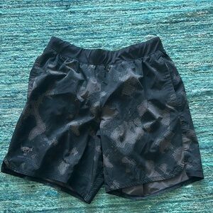 Under Armour Project Rock Black Athletic Shorts Lightweight Performance